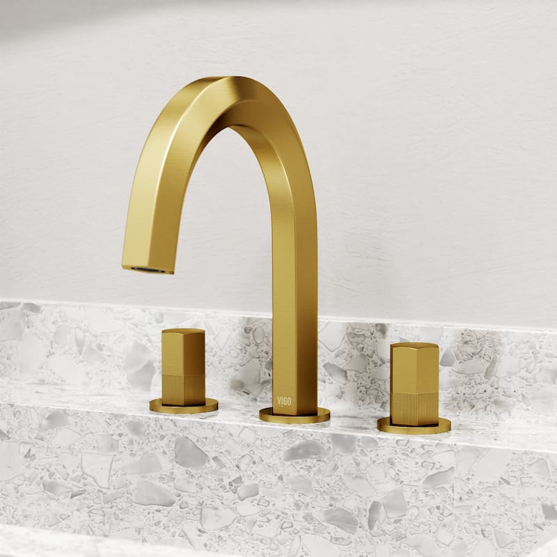 VIGO Hart 9" H 2-Handle Widespread Bathroom Faucet