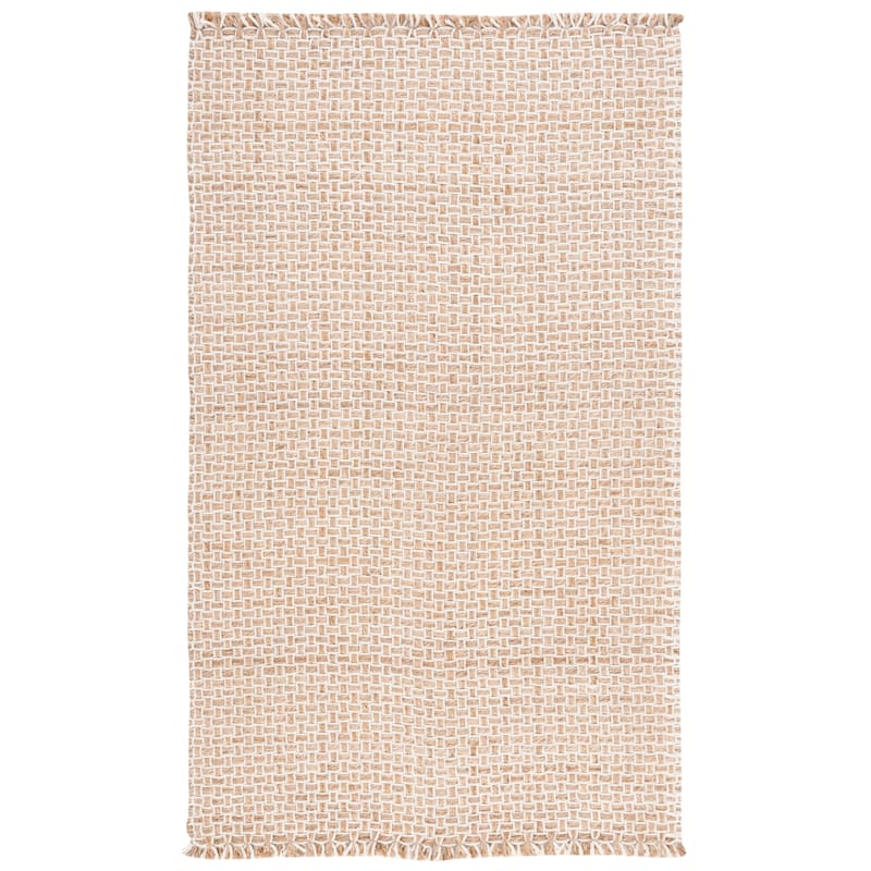 SAFAVIEH Handmade Natural Fiber Siena Farmhouse Fringe Jute Rug