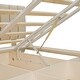 preview thumbnail 59 of 58, Velvet Platform Bed with LED Lighting and Storage, Queen Size