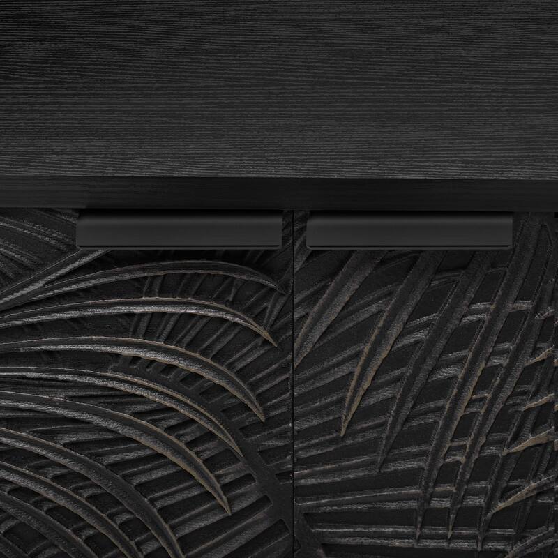 47.2" Leaf Accent TV Stand with 2 Cabinets and Roman Legs