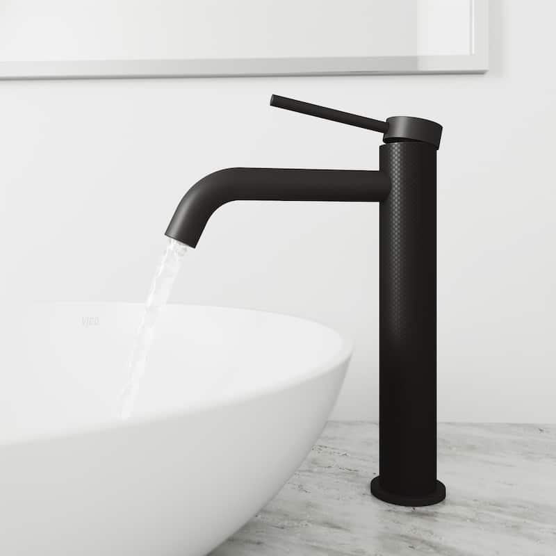 VIGO Lexington 10" H Single Handle Single Hole Bathroom Vessel Faucet