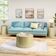 preview thumbnail 9 of 14, Christopher Knight Home Braeburn Modern Round 3-Piece Table Set Gold