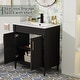 preview thumbnail 5 of 45, 24"/30"/36" Retro Bathroom Vanity W/ Drop in Sink Combo Cabinet Set