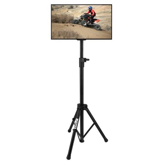 Portable Tripod TV Stand - Television LCD Flat Panel Monitor Mount (For TVs up to 32'')