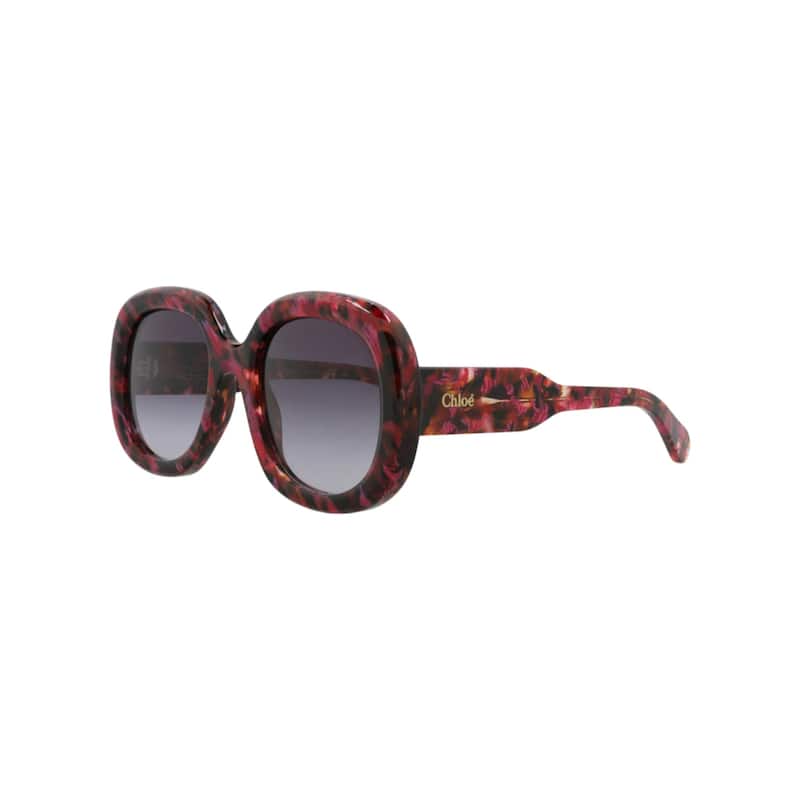 Chloé Square-Frame Recycled Acetate Sunglasses