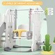 preview thumbnail 8 of 23, Toddler Slide and Swing Set 7 in 1 with Basketball Hoop