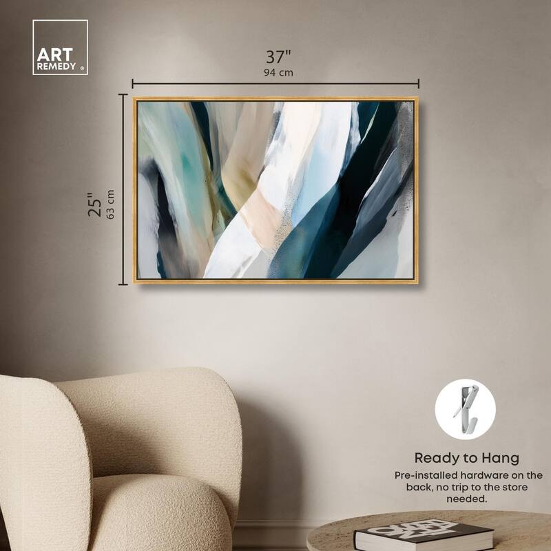 Sweeping Forms II Canvas by Art Remedy