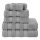 preview thumbnail 36 of 43, American Soft Linen Salem Bath Towel Set, 6 Piece Towels for Bathroom Large 100% Cotton 2 Bath Towels 2 Hand Towels 2 Washcloths Light Grey