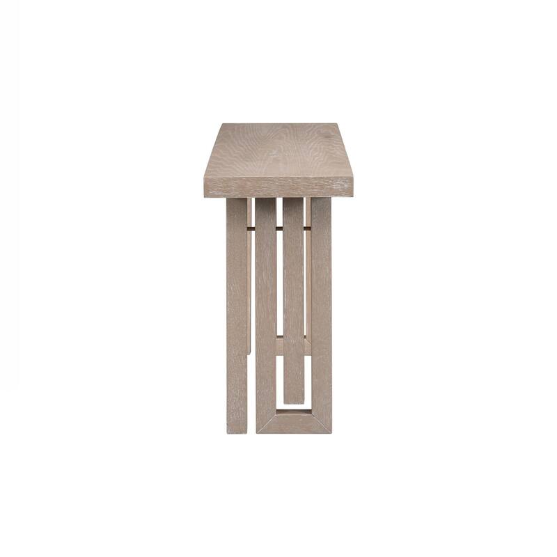 Console Table with Distinctive Side Shapes, Suitable for Entryway, Hallway, Living Room, Foyer, Corridor