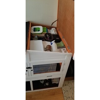 trixie extra large rabbit hutch with attic