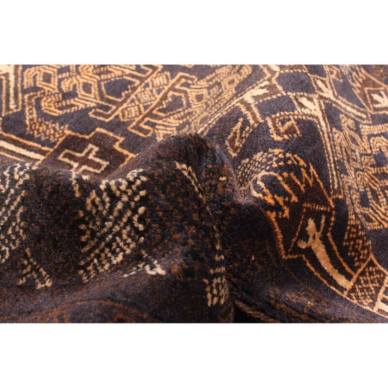 ECARPETGALLERY Hand-knotted Teimani Light Brown Wool Rug - 2'9 x 4'6