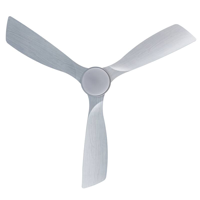 52 Inch 3-Blade LED Indoor&Outdoor Ceiling Fan with Light and Remote