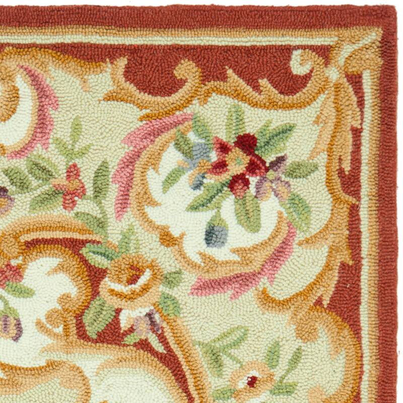 SAFAVIEH Handmade Chelsea Shyanne French Country Wool Rug