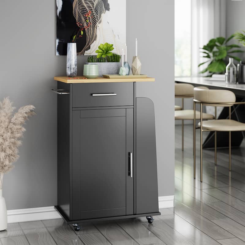 Futzca Storage Kitchen Island Cart - N/A