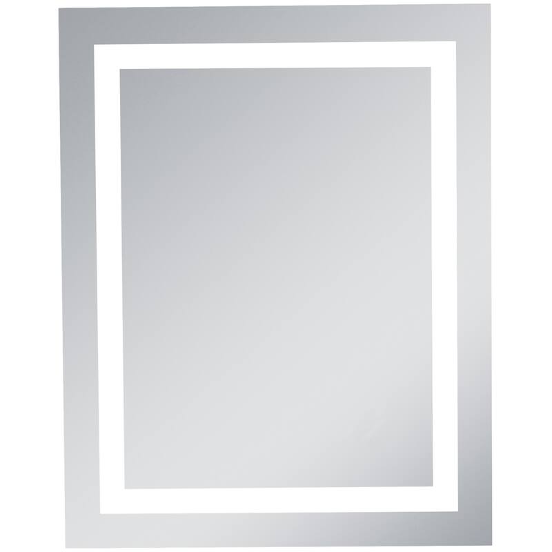 Elegant Lighting Nova 30" X 24" 5000K LED Mirror with Defogging System - Natural