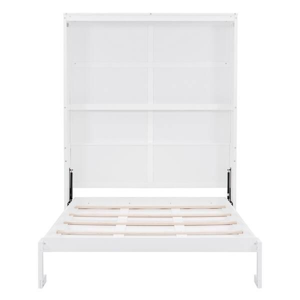 Queen Size Murphy Bed Wall Bed with Shelves On Sale Bed Bath & Beyond 39718020