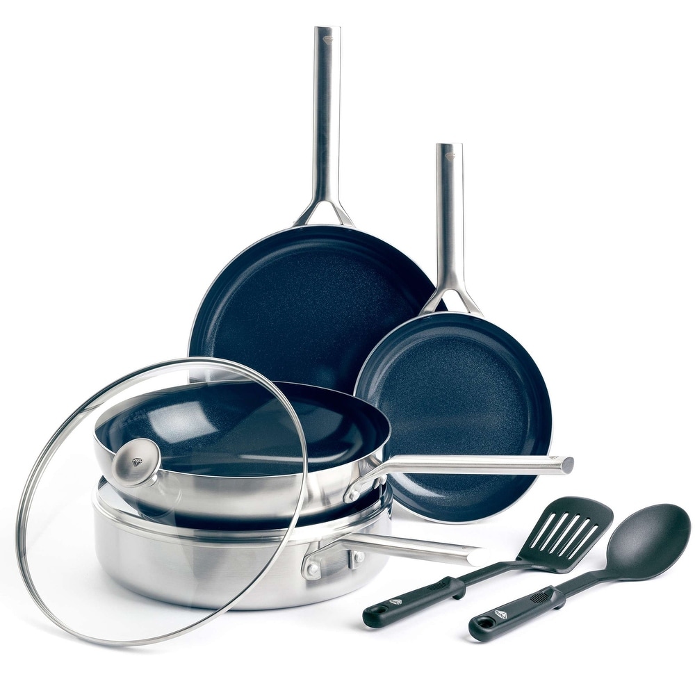 7pc Titanium Copper Ceramic Nonstick Cookware Set – culinaryedge.com