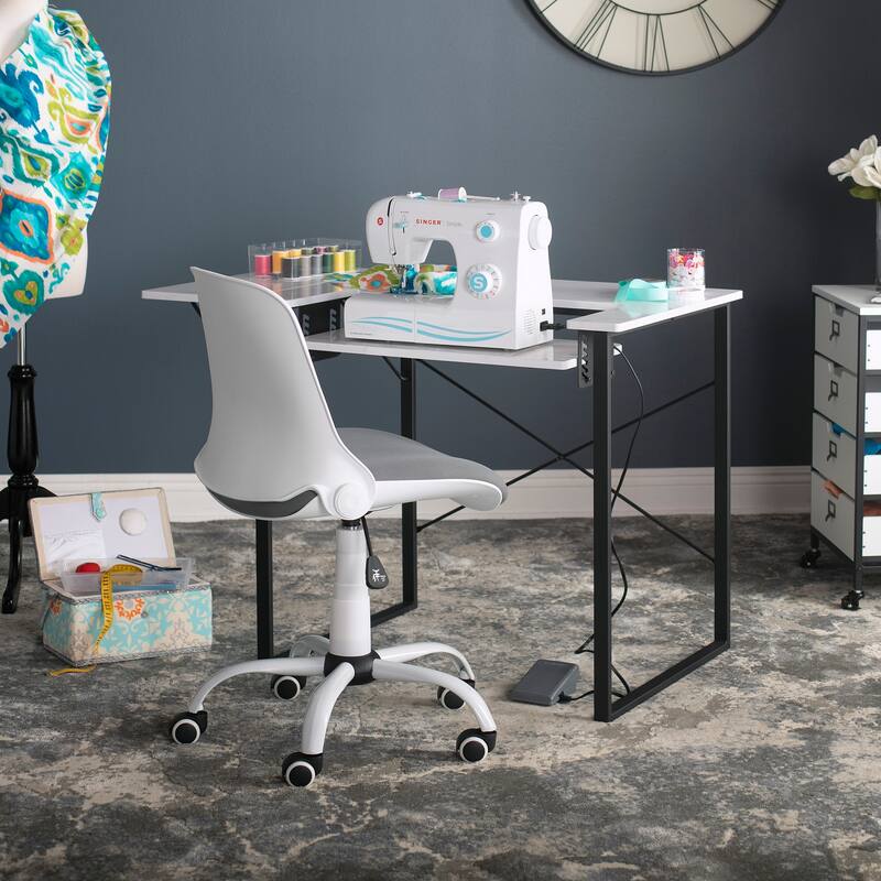 Calico Designs Office Task Chair with Fold-Down Back