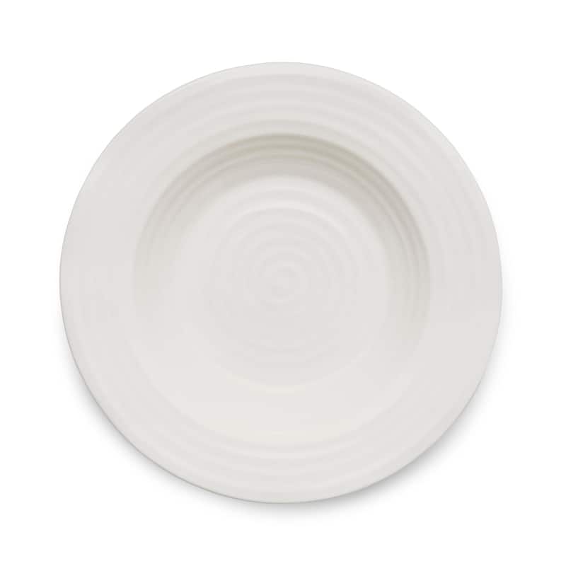 Portmeirion Set of 4 Sophie Conran Rimmed Soup Plates - 9.75 Inch