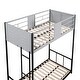 preview thumbnail 5 of 5, Metal Twin over Twin Bunk Bed