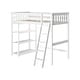 preview thumbnail 23 of 31, Max and Lily Twin Size High Loft Bed with Bookcase