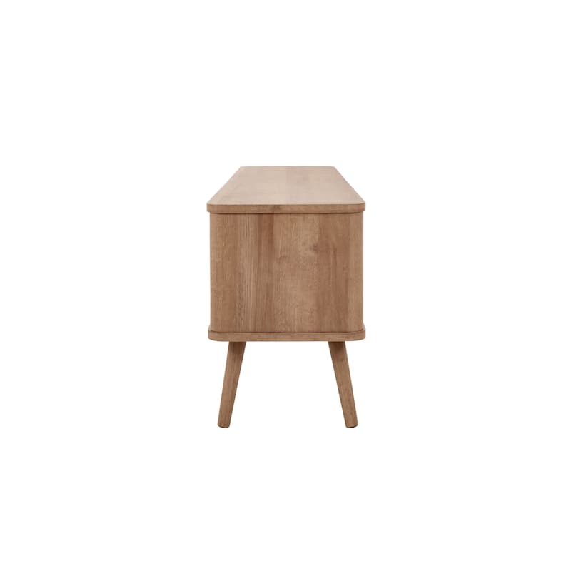 NPD Furniture Thelma KD 59.5 Inch Rattan TV Stand