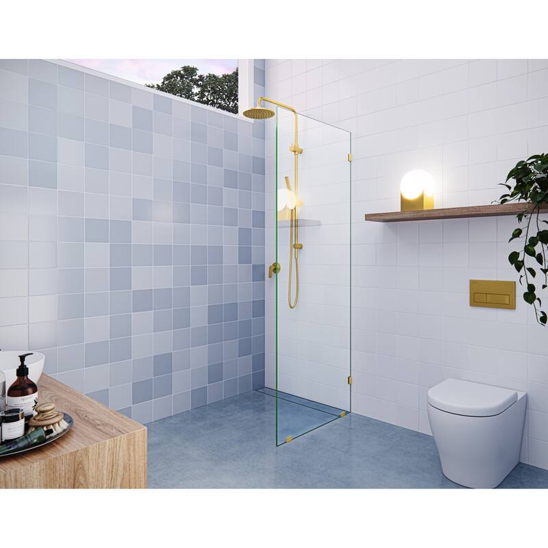 Glass Warehouse GW-SFP-26.5 Vela 78" High x 26-1/2" Wide Shower Screen