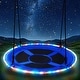 preview thumbnail 9 of 7, Trekassy 700lbs 40” Saucer Tree Swing with LED Lights for Kids Adults Outdoor