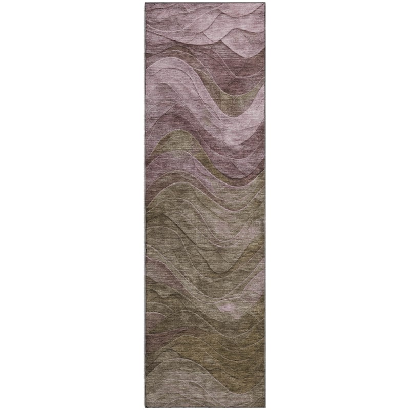 Premium Washable Super Soft Modern Waves Mayfield Rug