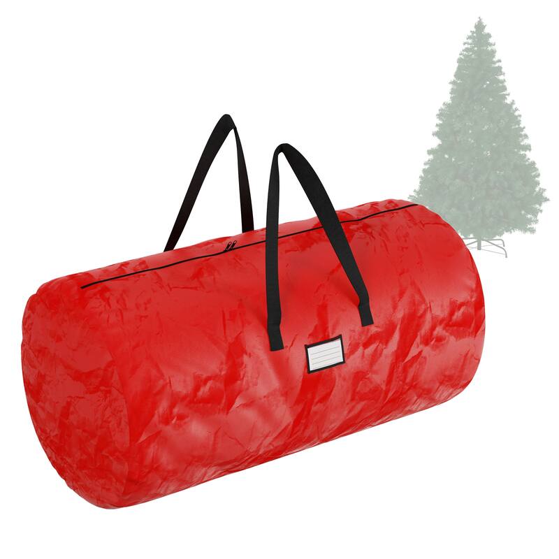 Christmas Tree Storage Bag for 12-Ft Artificial Trees by Elf Stor (Red) - Red