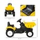 preview thumbnail 11 of 10, Kids Ride-On Excavator Tractor Car with Pedal Operation and Front Bucket for Sand Play, for Children 3-6 Years Old