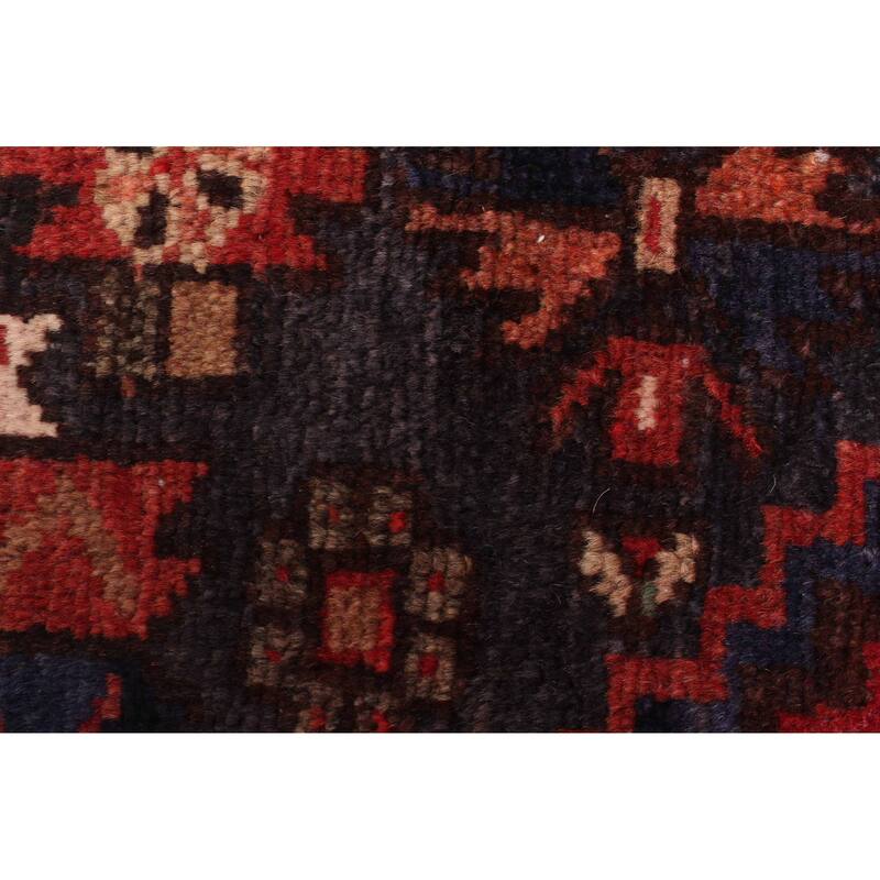 ECARPETGALLERY Hand-knotted Andelz Dark Navy Wool Rug - 2'7 x 6'3