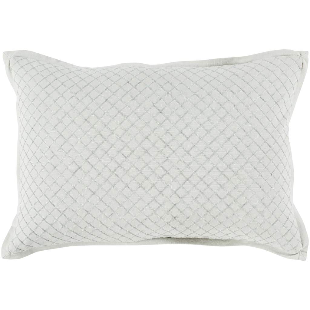 Sandra Geometric Mint Feather Down or Poly Filled Throw Pillow 13 inch x 19 inch