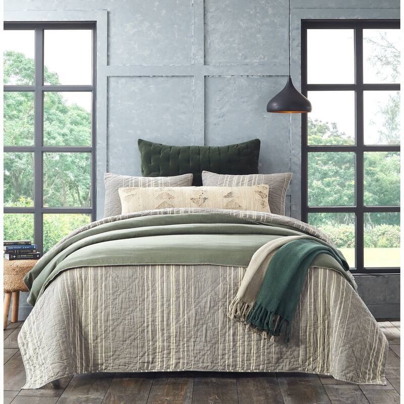 Raphael, Cotton Blend, Natural, Quilt - Natural - Queen