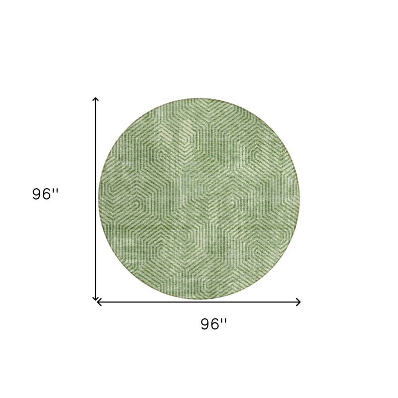 HomeRoots Geometric Transitional Rectangle Outdoor Rug