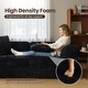 preview thumbnail 13 of 71, OVIOS Supreme Soft Fluffy Loveseat Sleeper Sofa