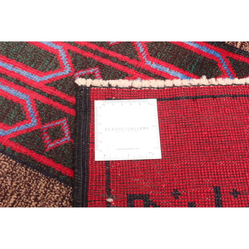 ECARPETGALLERY Hand-knotted Teimani Brown Wool Rug - 2'8 x 4'5