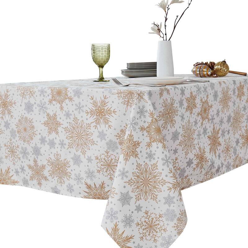 Avanti Linens Snowflakes 60" x 144" Tablecloth - TC 60"x144"