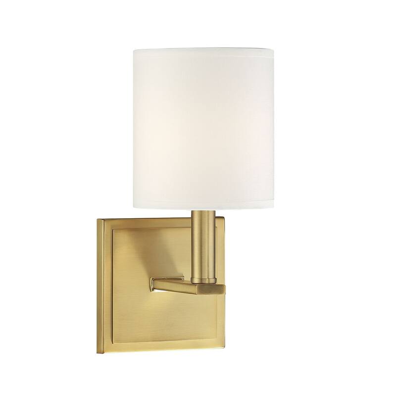 Savoy House Waverly 11" Tall Wall Sconce - Warm Brass