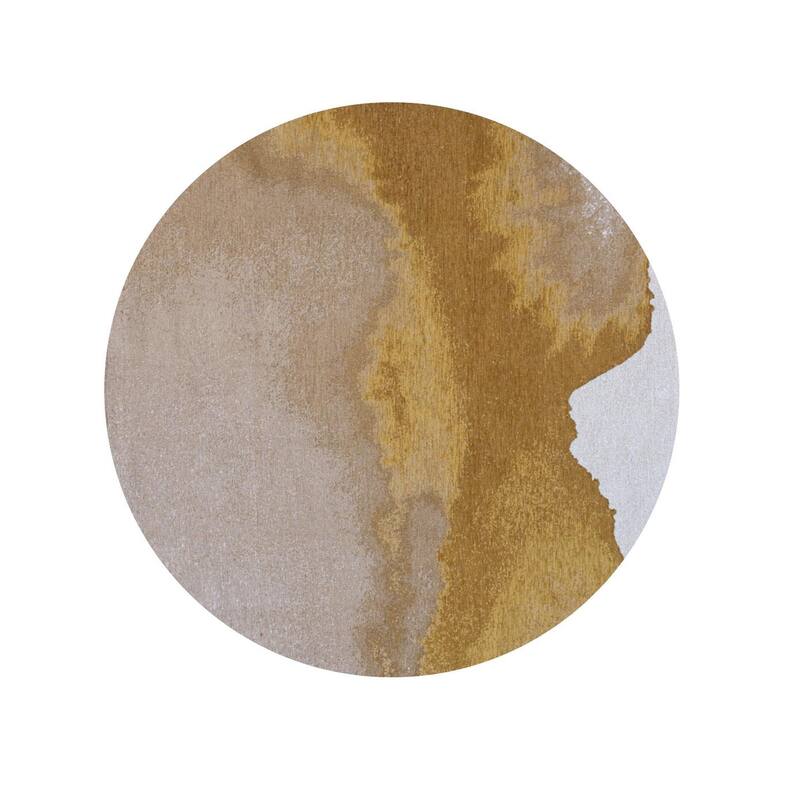 Haper Geometric Abstract Modern Non Skid Woven Area Rug By HomeRoots - 48' X '48' X '0.12