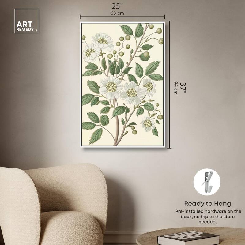 White Cherokee IV Canvas by Art Remedy