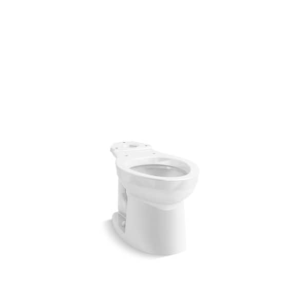 Kohler Kingston™ Elongated Toilet Bowl, Seat Not Included White (K