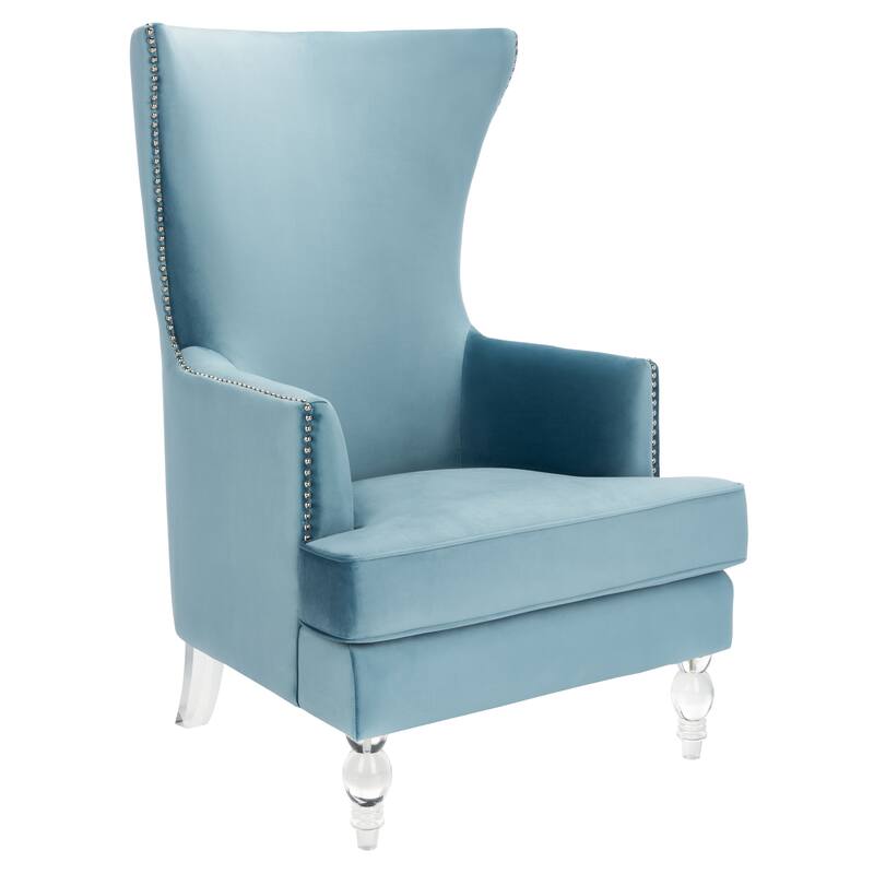 SAFAVIEH Couture Geode Modern Wingback Chair - 29.1" W x 32.3" D x 44.9" H