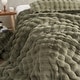 preview thumbnail 4 of 7, Snowball® Chunky Bunny - Coma Inducer® Oversized Comforter Set - Olive Earth