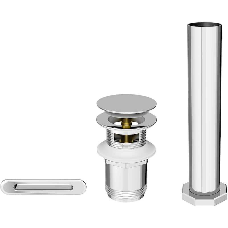American Standard Studio S Freestanding Drain Kit - Polished Chrome
