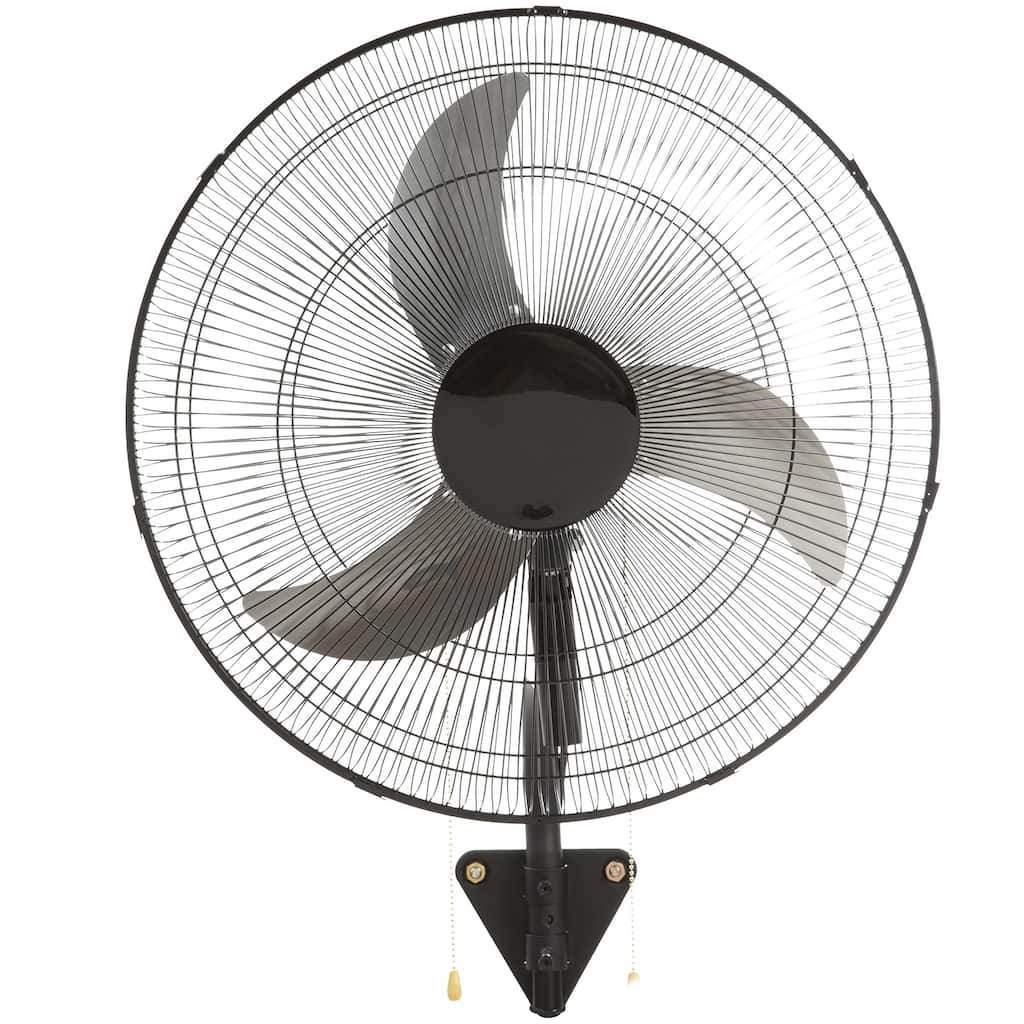 Wall Mount Fan, 20 Inch, 3-speed High Velocity Max, 4650 CFM Oscillating Industrial Wall Fan, Commercial for Warehouse