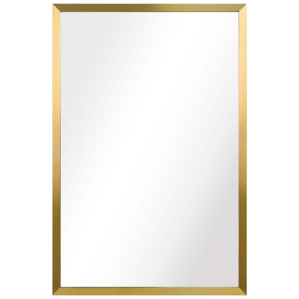 Contempo Stainless Steel Gold Wall Mirror
