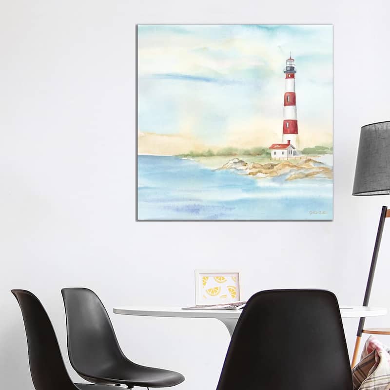 iCanvas "East Coast Lighthouse III" by Cynthia Coulter Canvas Print - 37x37x1.5