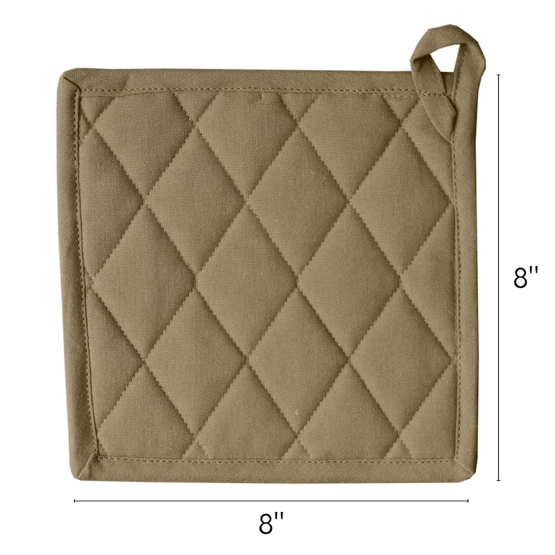 Fabstyles Solo Waffle Cotton Pot Holder Set of 2
