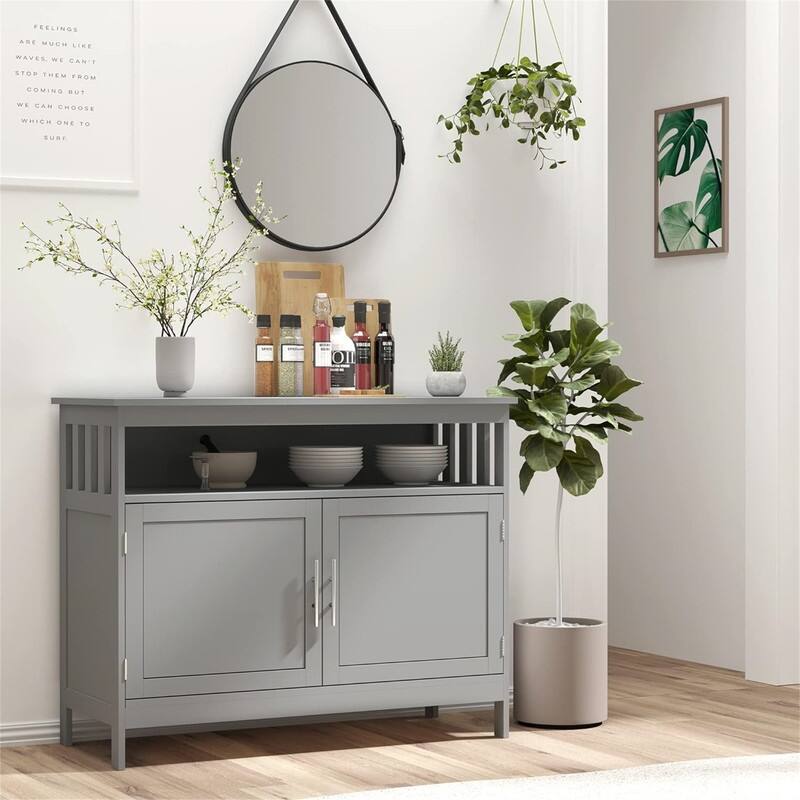 Sideboard Buffet Cabinet - 39.25"D x 17"W x 31.5"H